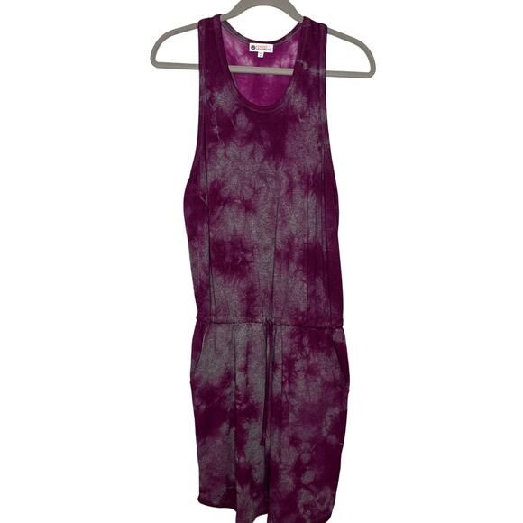 Sundry for Evereve The Weekender Tank Tie Dye Purple Sleeveless Dress Medium - Picture 2 of 10